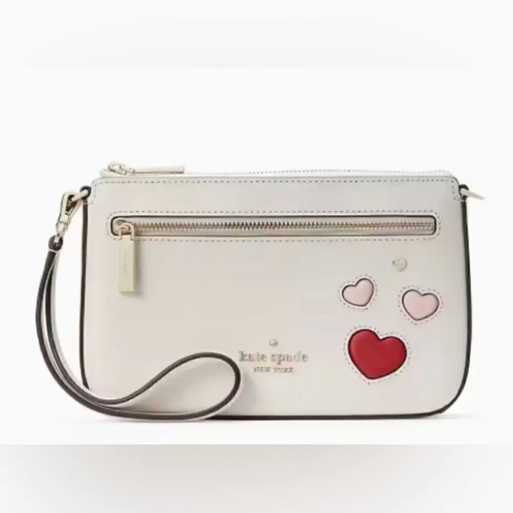 Valentines Day Capsule Convertible Heart Wristlet NWT Kate Spade